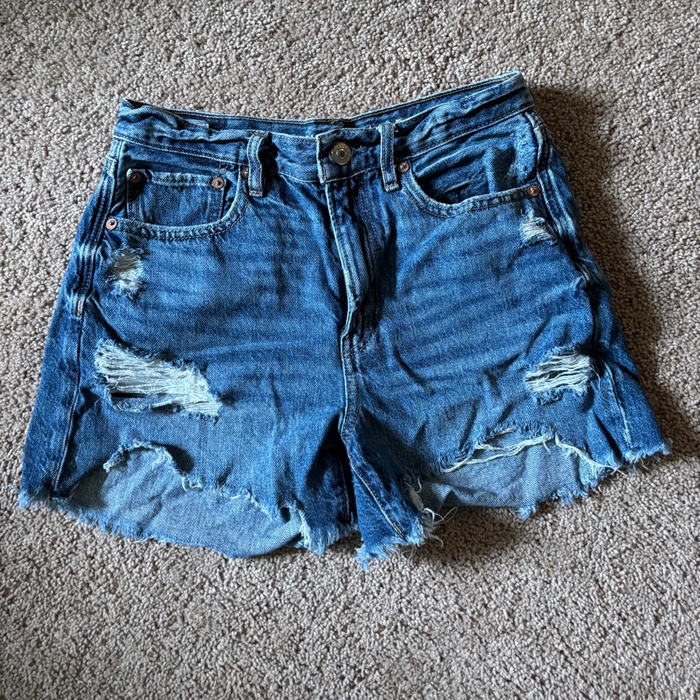 AE Size 2 Dark Denim Shorts